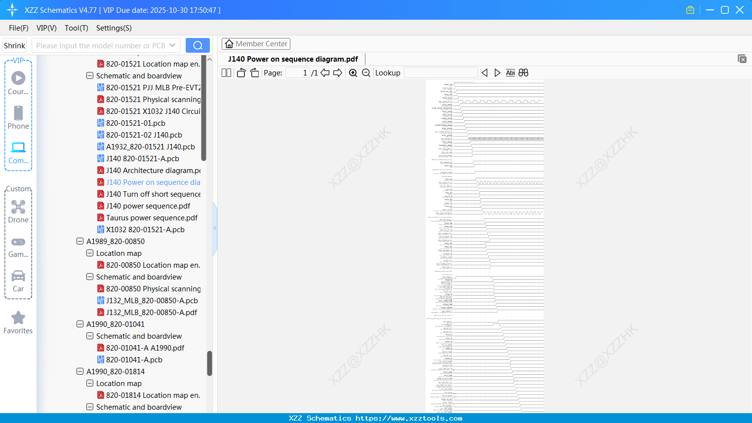 Laptop Apple J140 Power On Sequence Diagram